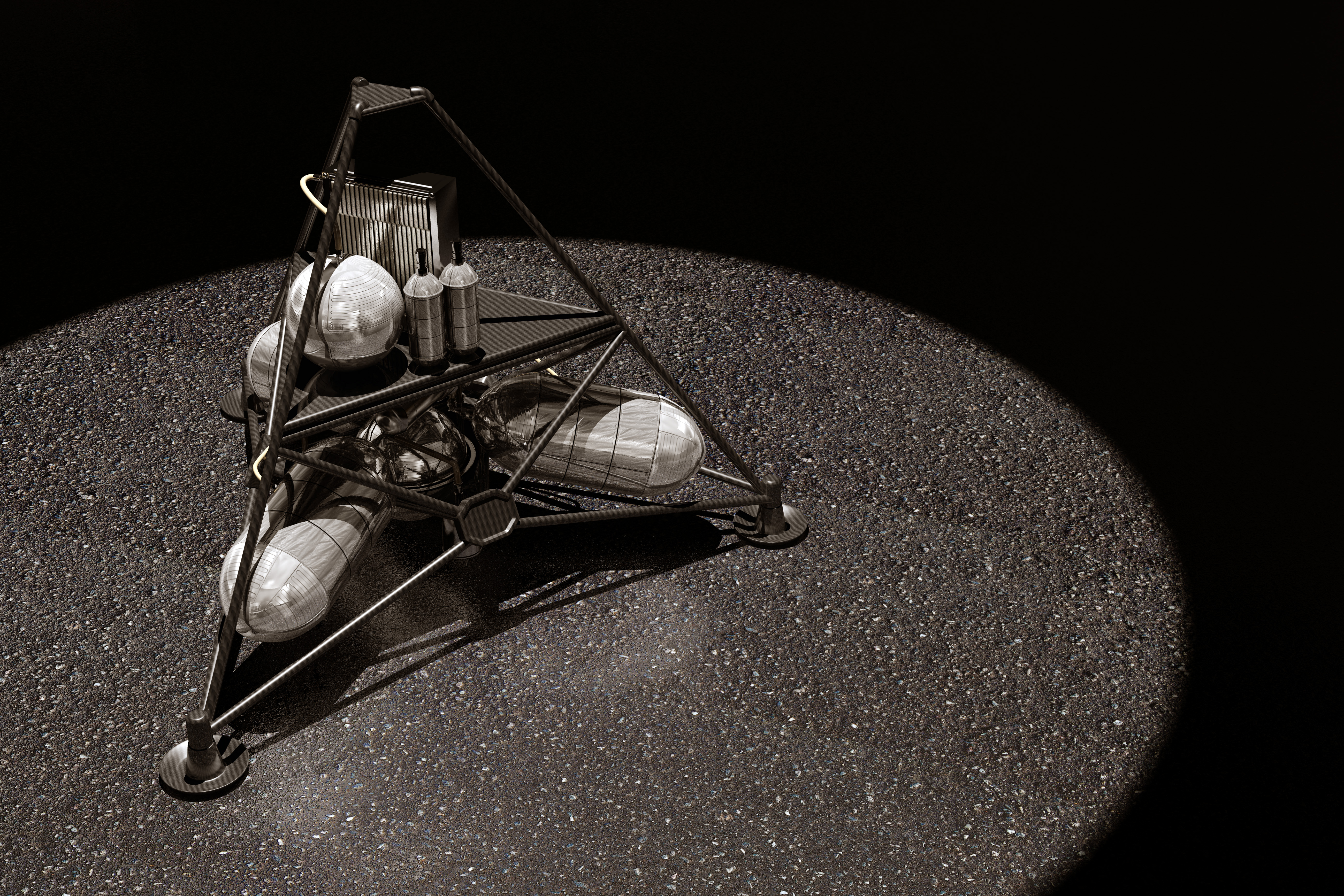 Independence-X Aerospace This is their Mark 2 lunar lander.